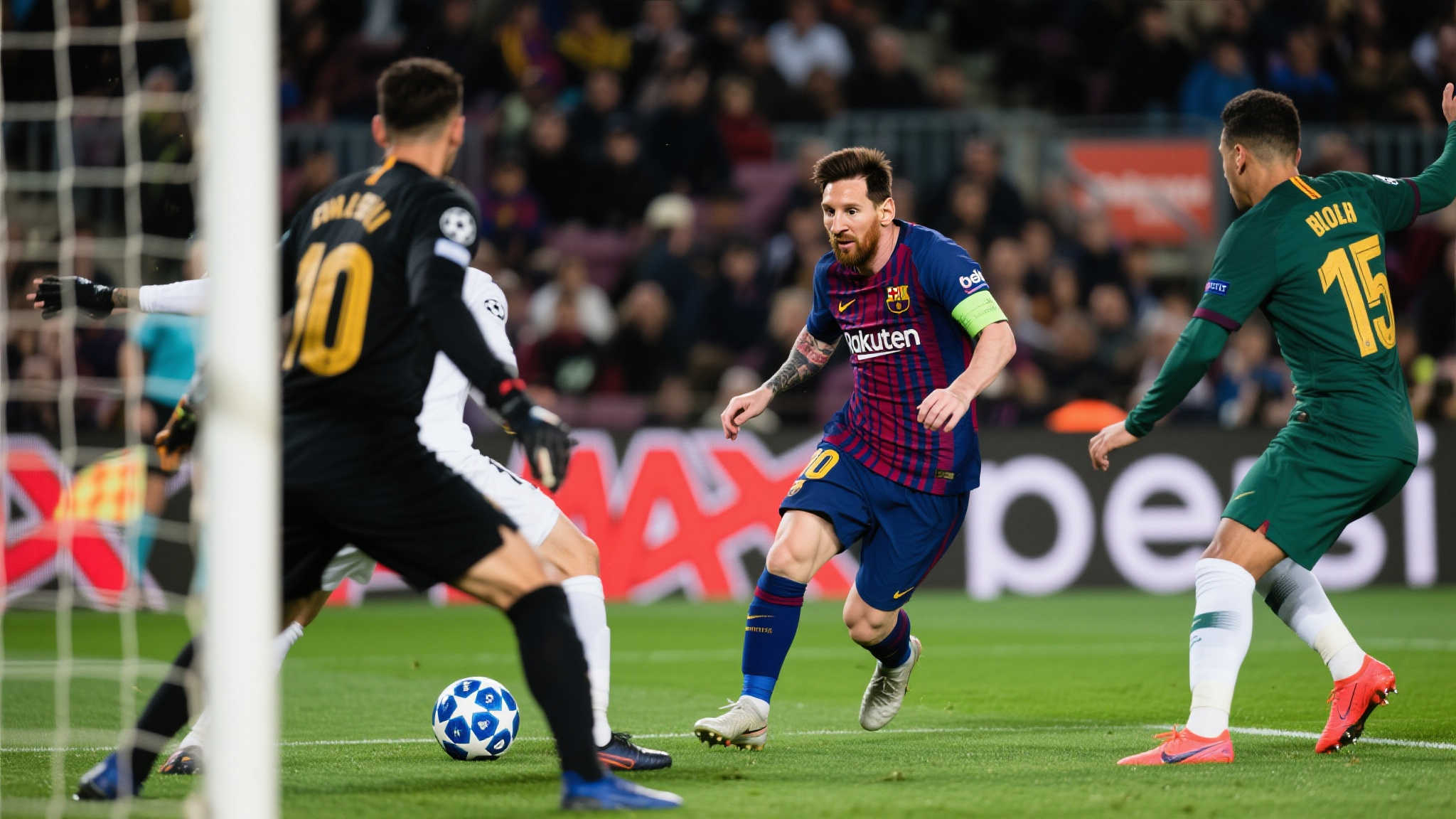 意识超凡、效率制胜
梅西在比赛中往往不是单纯依靠