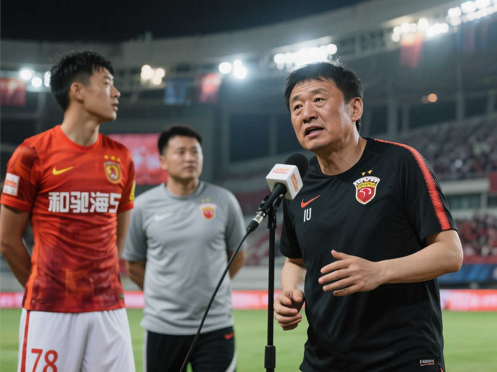 李霄鹏：队员全力以赴，但与海港实力差距明显